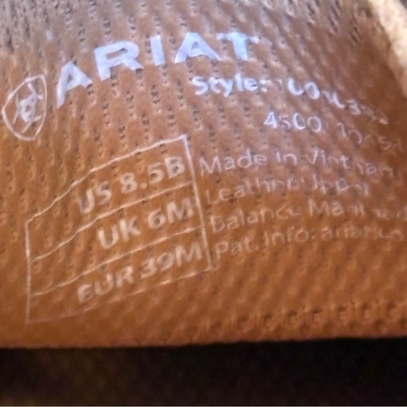 Ariat Women's Cruiser Easy Flex 360° Shoes Brown Bomber leather size 8.5 - Picture 8 of 8